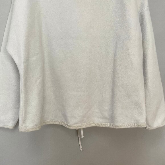 Carve Designs Rowayton Cowl-Neck Sweatshirt Gray Women Sz Large Kangaroo Pocket - Picture 6 of 12